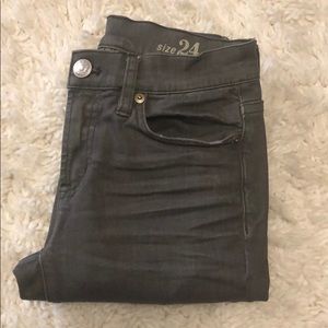 J.Crew Toothpick Jean in Grey